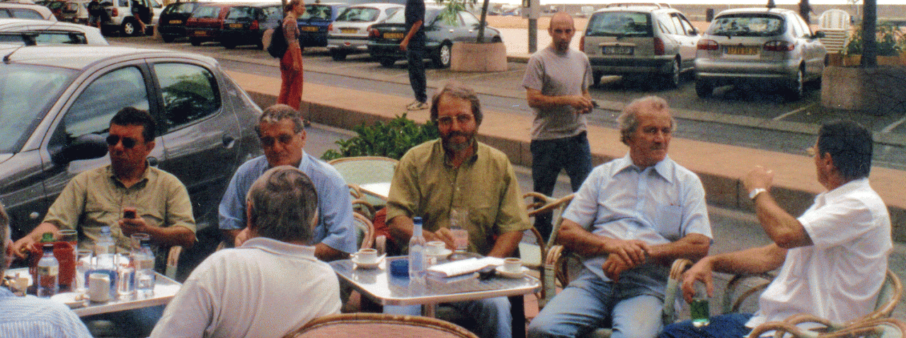 Après la Conférence de presse Août 2002 Bastia 2