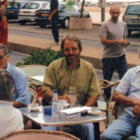 Après la Conférence de presse Août 2002 Bastia 2
