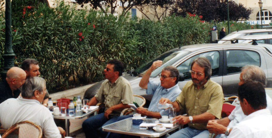 Après la Conférence de presse Août 2002 Bastia